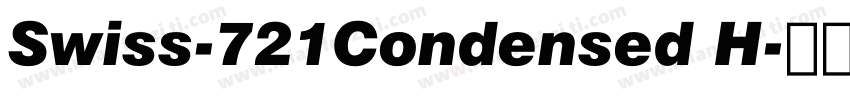 Swiss-721Condensed H字体转换